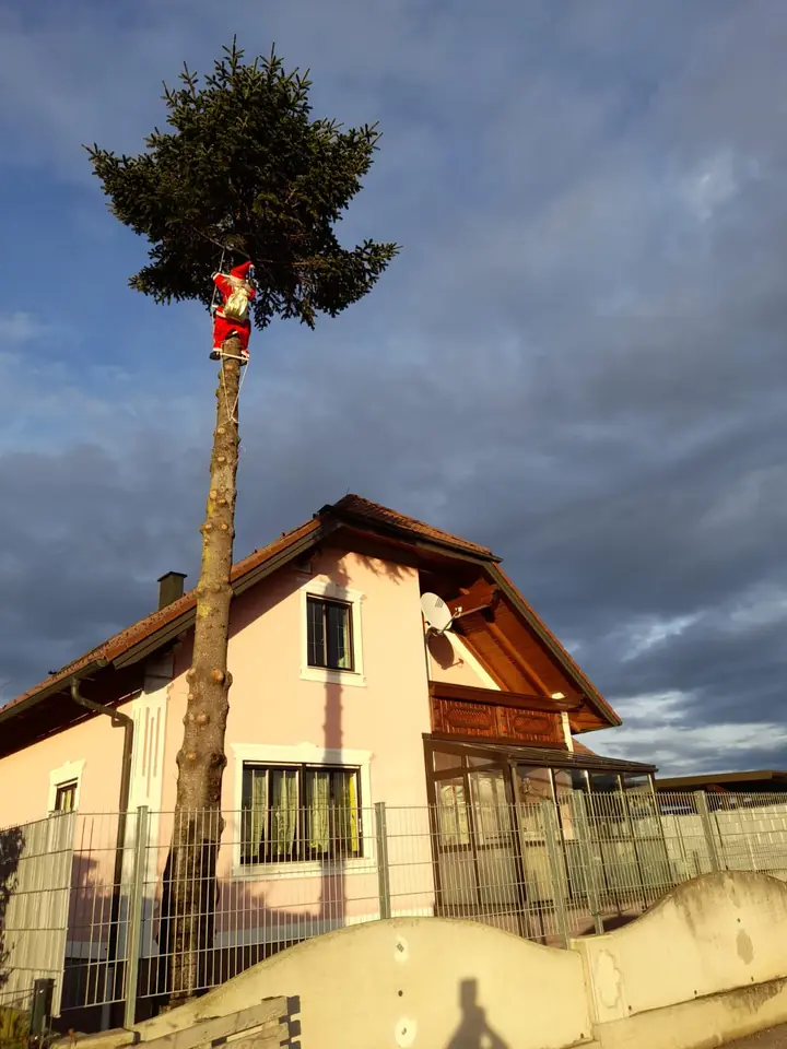 Das Haus im Abendlicht
